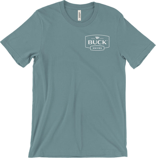Buck Front Logo T-Shirt Slate