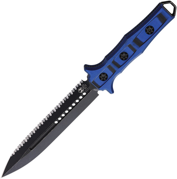Heretic Knives Nephilim Fixed Blade Blue/Blk