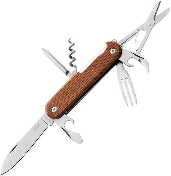 MKM-Maniago Knife Makers Campo 7 Multipurpose Knife Nat