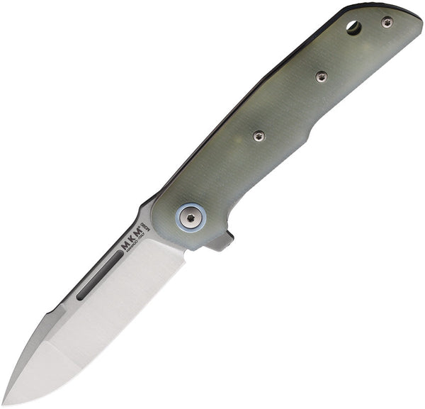 MKM-Maniago Knife Makers Clap Linerlock Jade G10