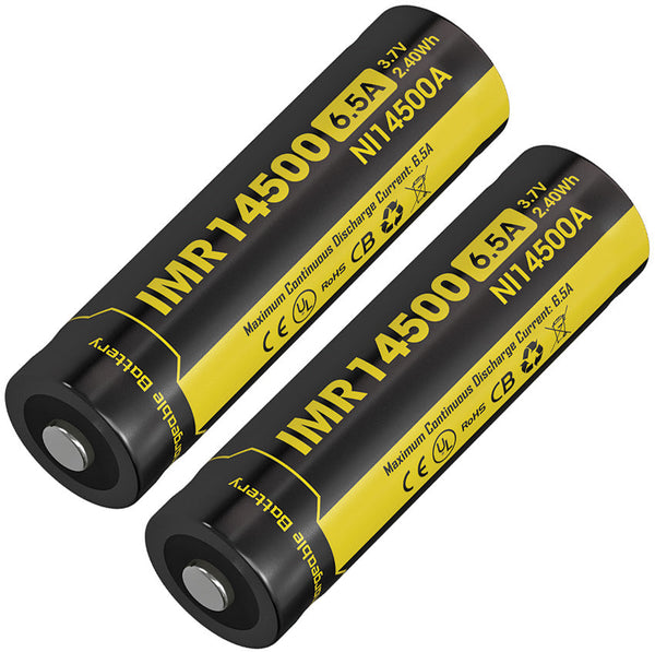 Nitecore IMR 14500 Li-ion Battery 2-Pk