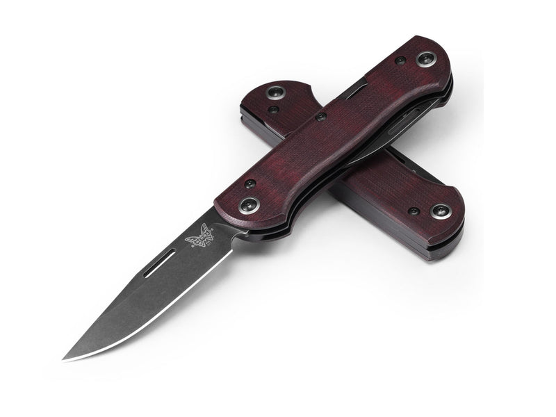 Benchmade Weekender 317Bk-02 Burgundy Black Blade