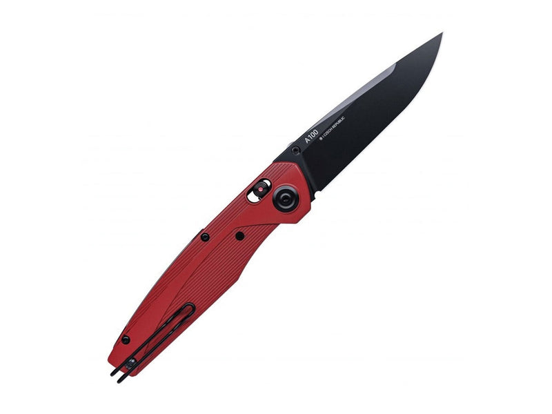 ANV Knives A100 BB DLC Sleipner, Red