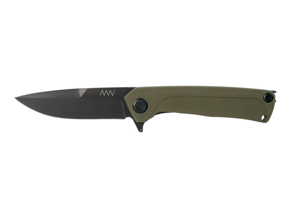ANV Knives Z100 BB Plain Edge DLC Sleipner, Olive