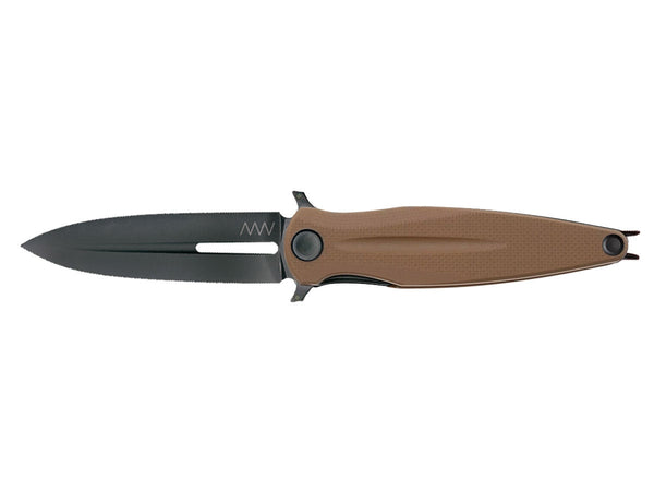 ANV Knives Z400 BB Plain edge DLC G10 Coyote