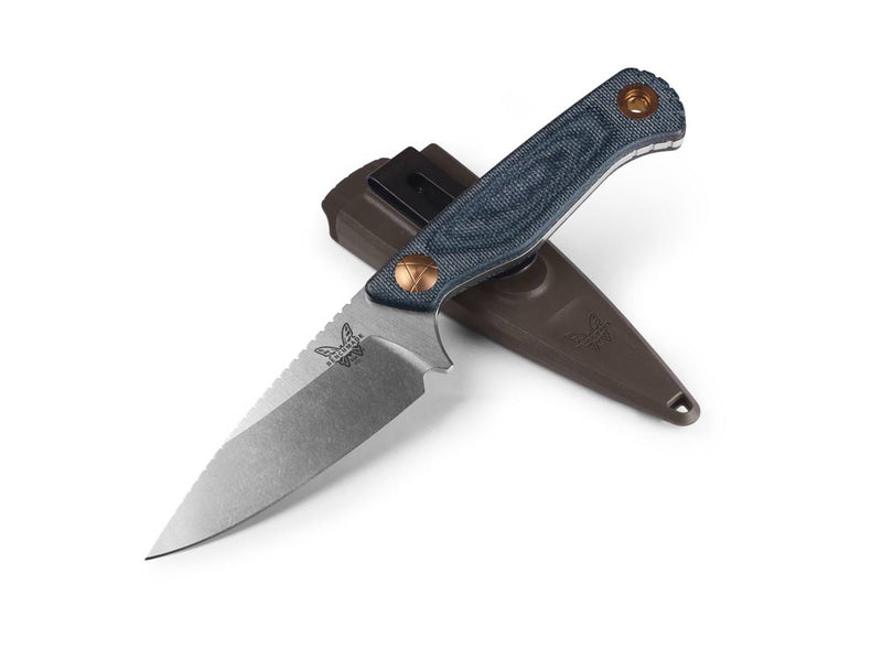 Benchmade Dacian 203 Blue Denim Micarta Spear