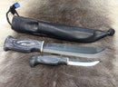 Wood Jewel Lapland Double Knife Black