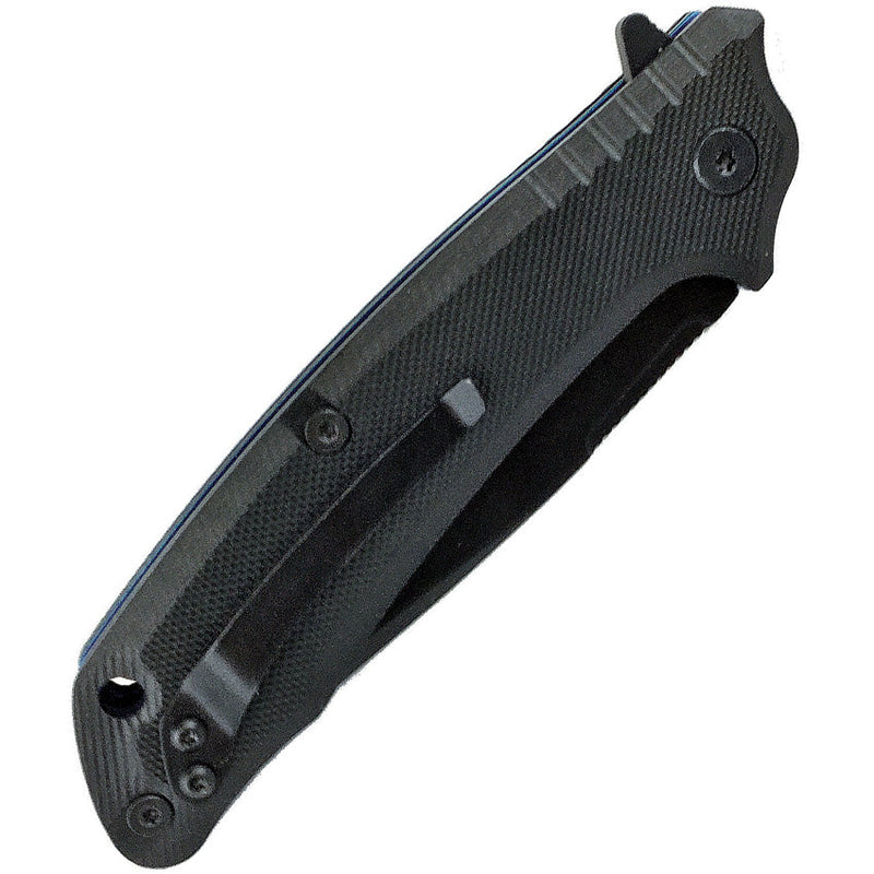 ABKT TAC Predator Linerlock Blue Tanto