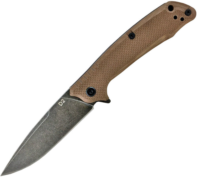 ABKT TAC Predator Linerlock Tan