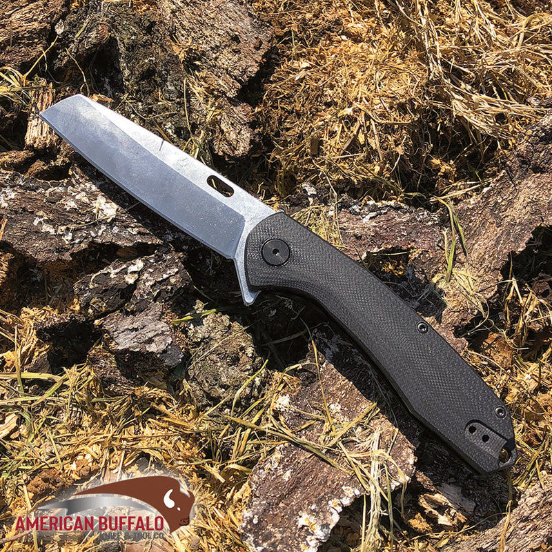ABKT TAC Warthog Linerlock Black