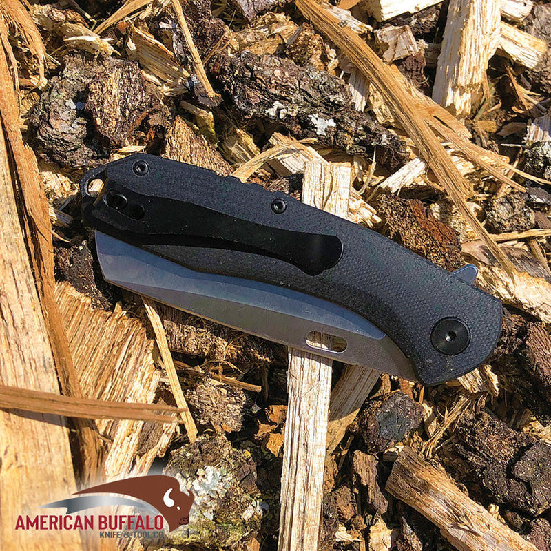 ABKT TAC Warthog Linerlock Black