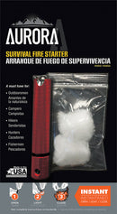 Aurora Survival Fire Starter Red