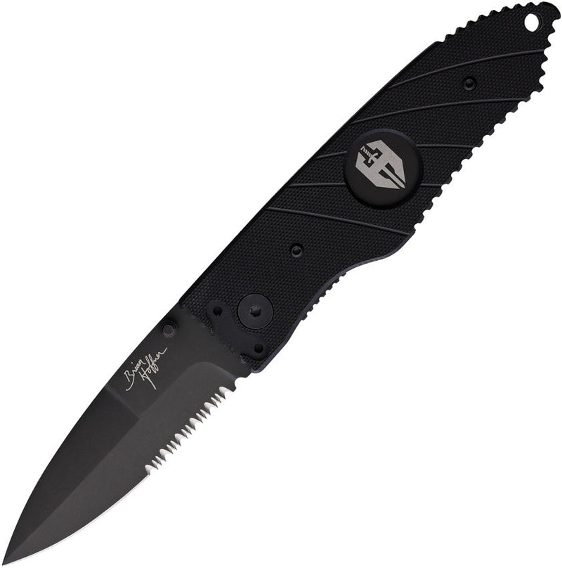 Hoffner Knives Snap Linerlock Double Black