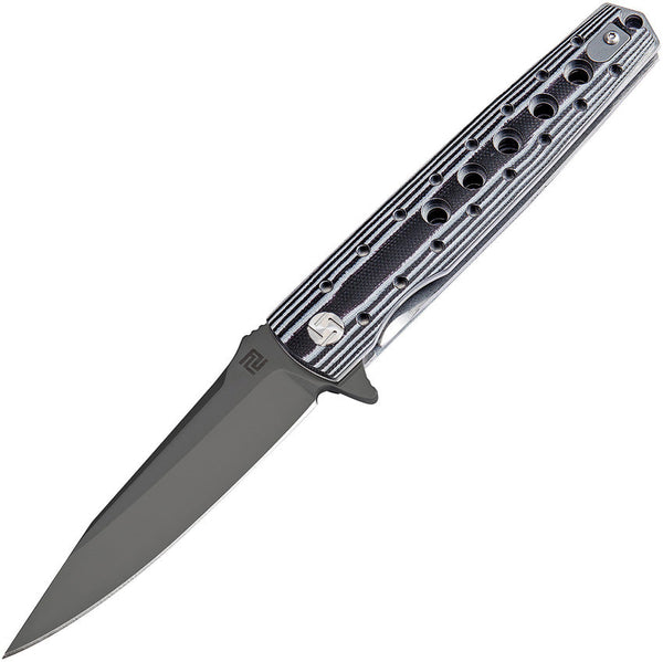 Artisan Virginia Linerlock D2 Blk/Wht