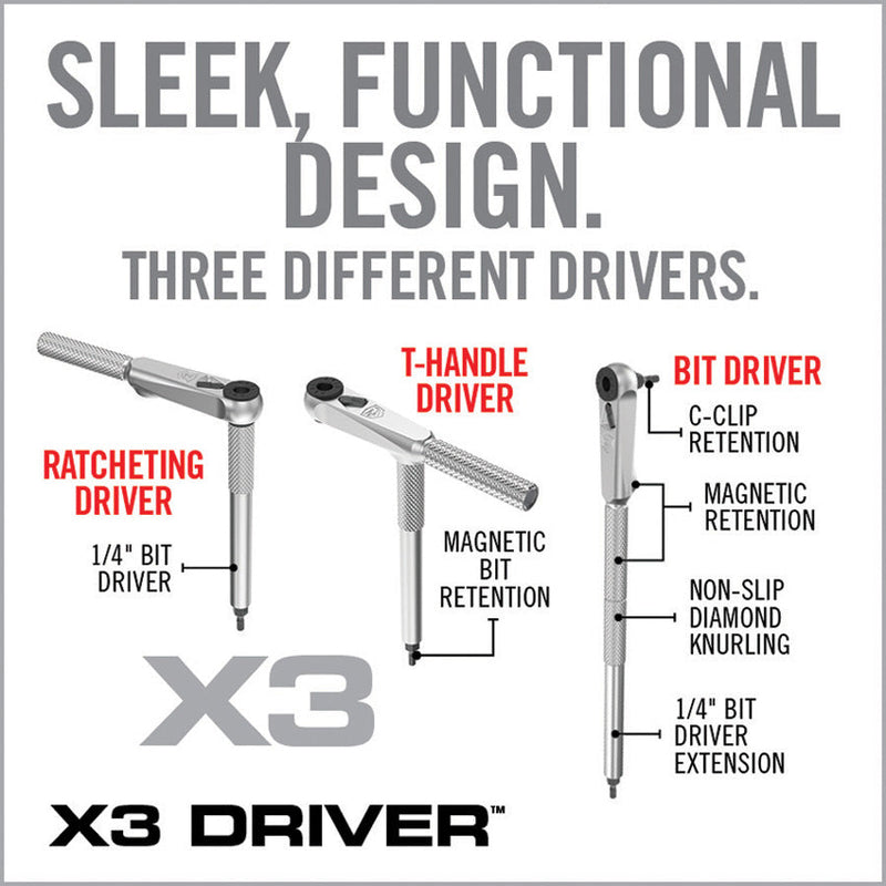 Real Avid X3 Driver 13-Piece Bit Set