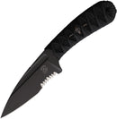 Bastinelli Creations Sin Serrated Fixed Blade Menuk