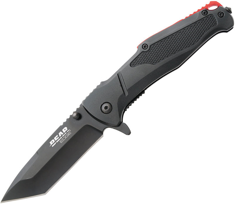 Bear Edge Linerlock A/O Black/Red