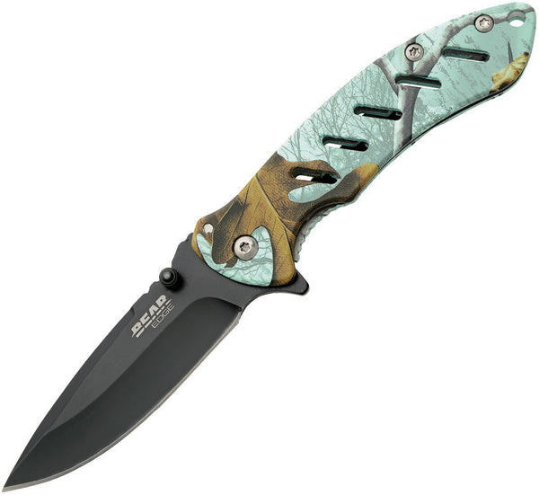 Bear Edge Brisk Framelock Blue Camo A/O