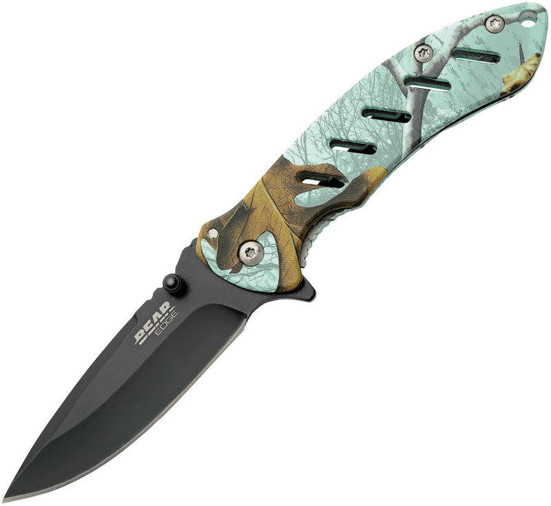 Bear Edge Brisk Framelock Blue Camo A/O