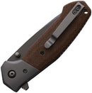 BlackJack Linerlock Brown Micarta