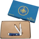 Bear & Son 3 1/2"" Blue Smooth Bone Mason