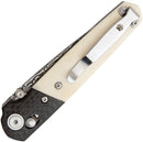 Bear & Son Lawman Slidelock White Bone