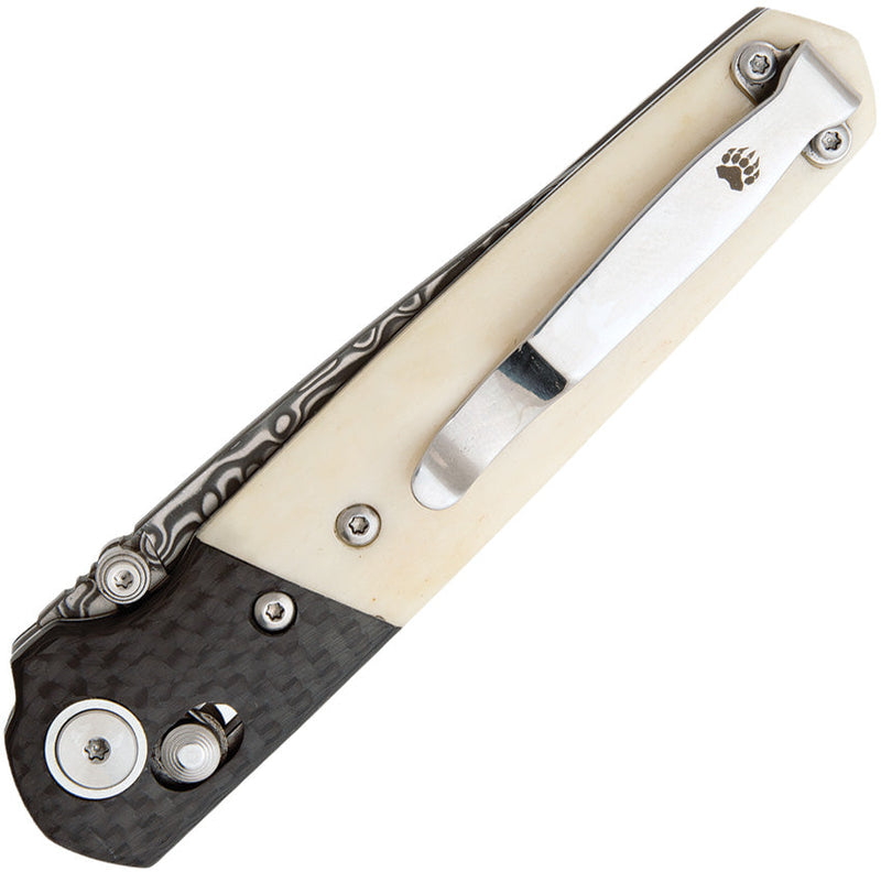 Bear & Son Lawman Slidelock White Bone