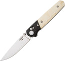 Bear & Son Lawman Slidelock White Bone