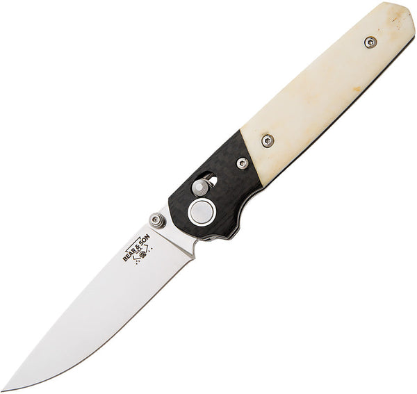 Bear & Son Lawman Slidelock White Bone