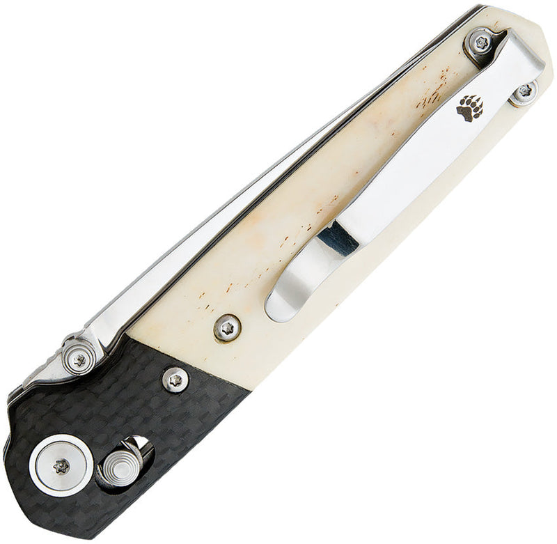Bear & Son Lawman Slidelock White Bone