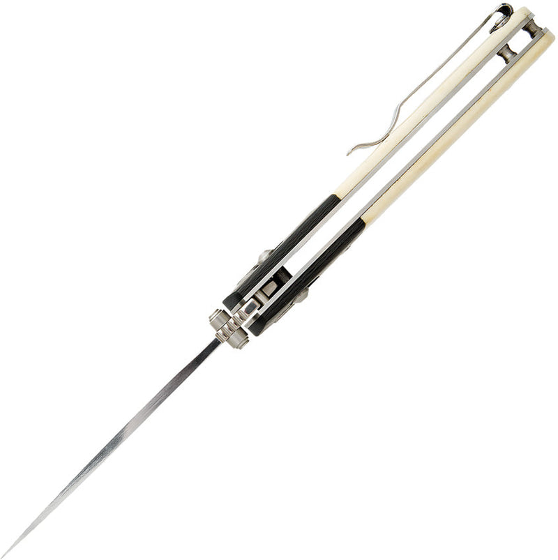 Bear & Son Lawman Slidelock White Bone