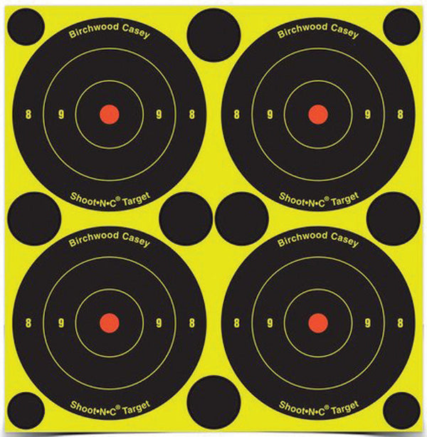 Birchwood Casey Shoot-NC 3in Bulls Eye Target