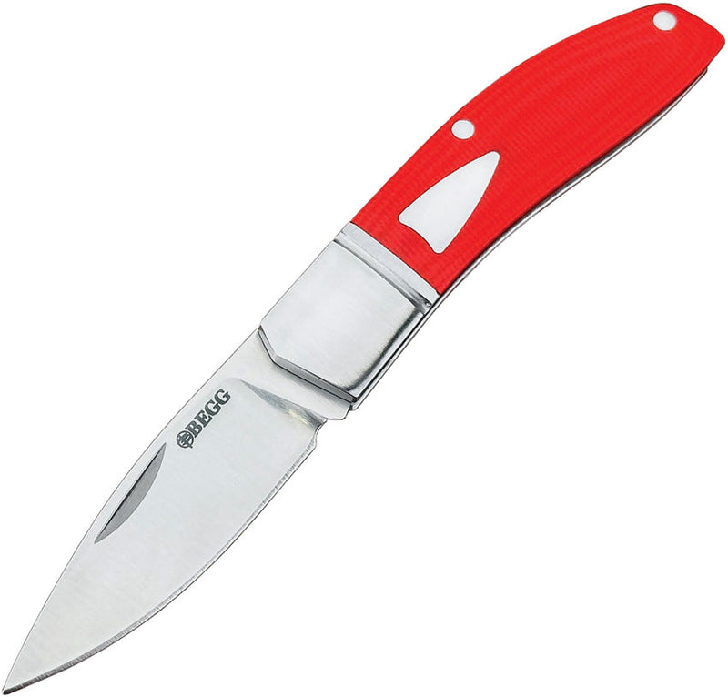 Begg Knives Mini Hunter Slip Joint Red
