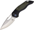 Begg Knives Galaxy Button Lock Blk/Grn