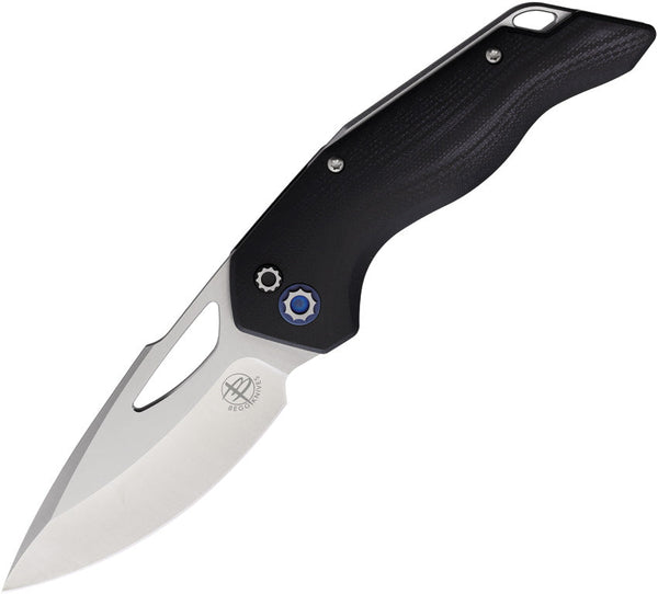 Begg Knives Galaxy Button Lock Blk