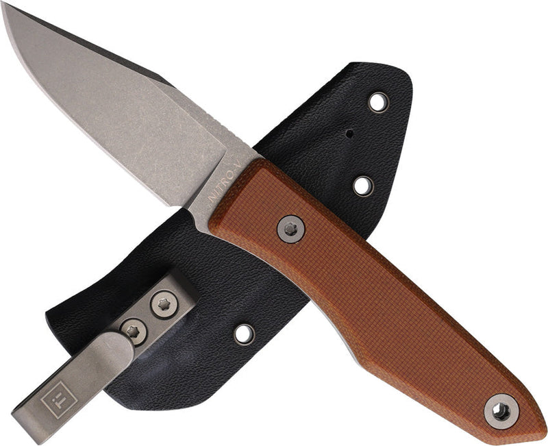 Big Idea Design Lookout Fixed Blade Brown
