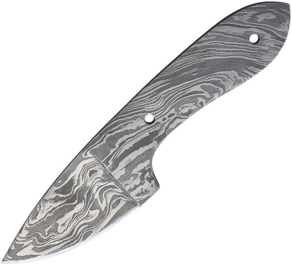 Knifemaking Drop Point Damascus Blade