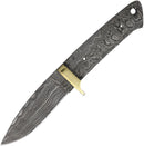 Knifemaking Knife Blade Drop Pt Damascus