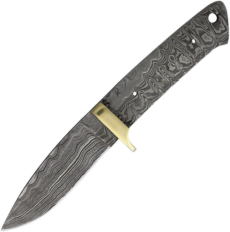 Knifemaking Knife Blade Drop Pt Damascus