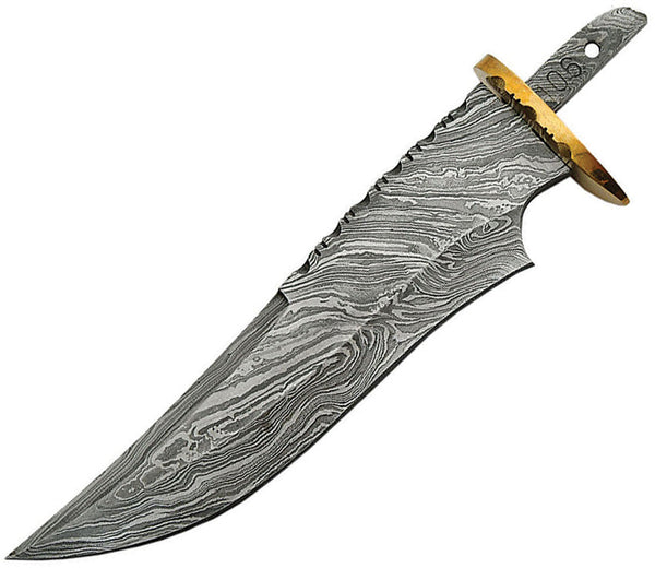 Knifemaking Damascus Blade With Sheath