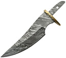 Knifemaking Damascus Blade With Sheath