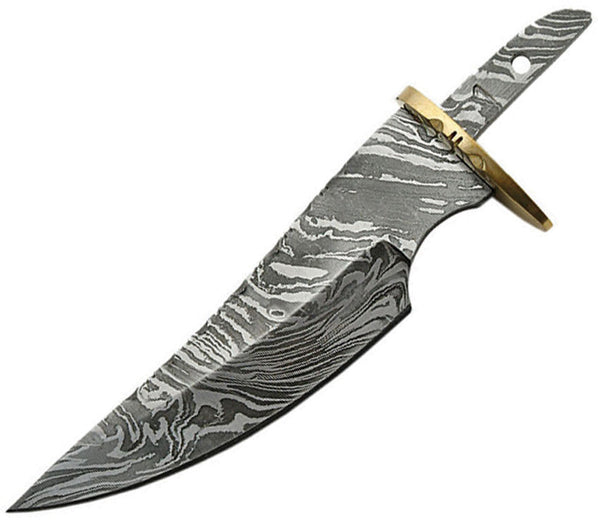 Knifemaking Damascus Blade With Sheath