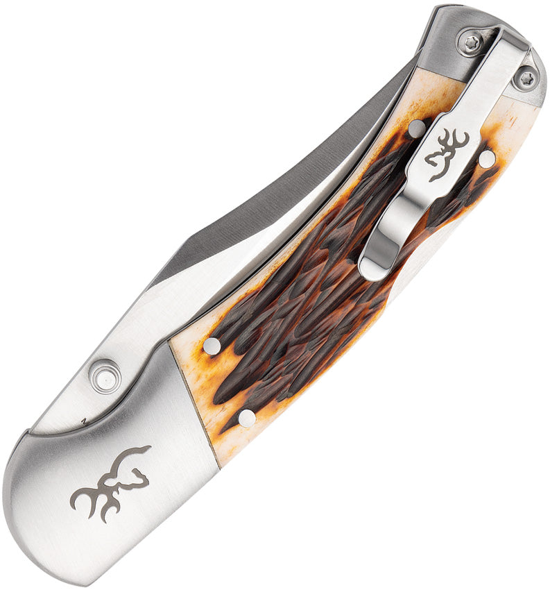 Browning Lockback Jigged Bone