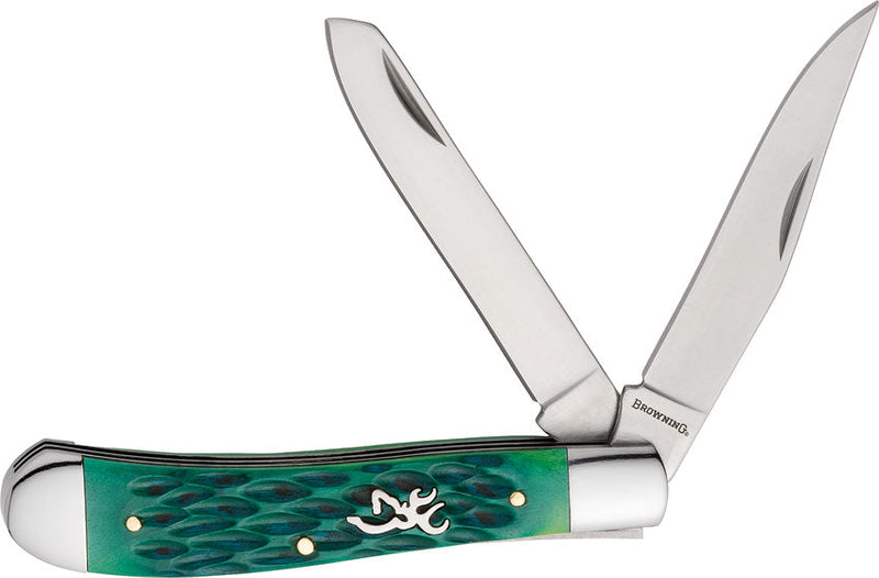 Browning Trapper Green Jigged Bone