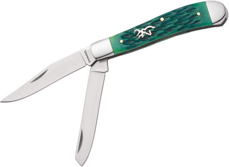 Browning Trapper Green Jigged Bone
