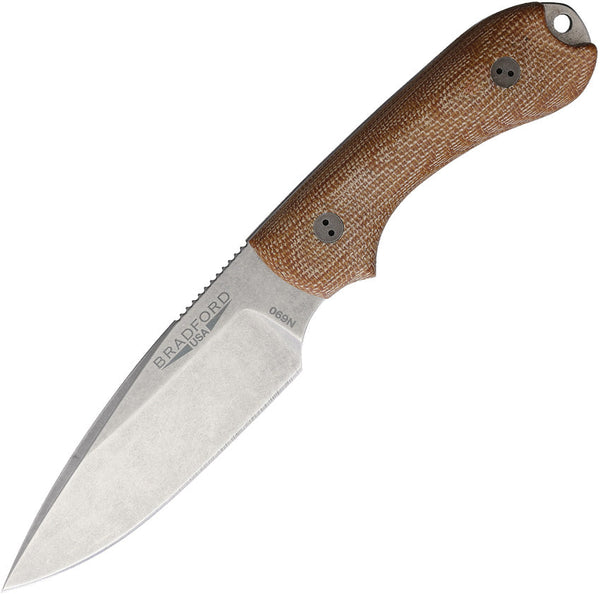 Bradford Knives Guardian 3 Natural Micarta
