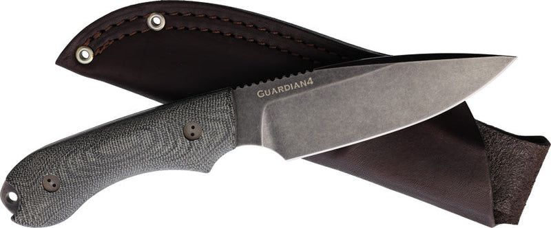 Bradford Knives Guardian 4 3D Black Micarta
