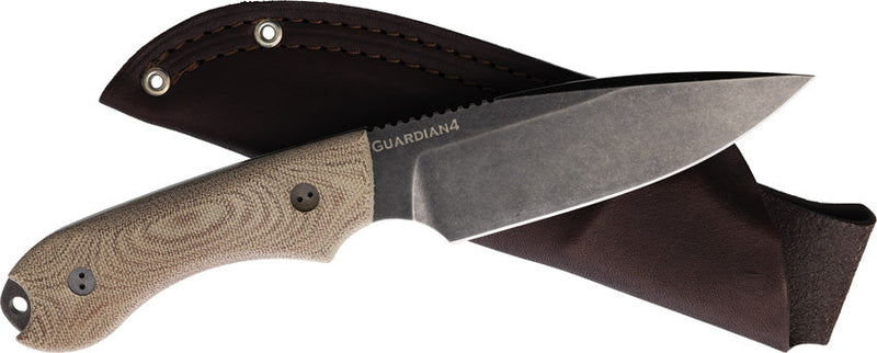 Bradford Knives Guardian 4 3D Natural Micarta