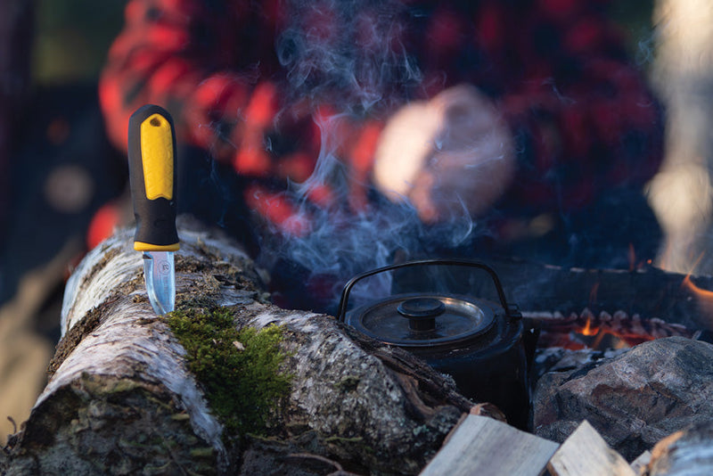 Brusletto Kongla Fixed Blade Black/Yel