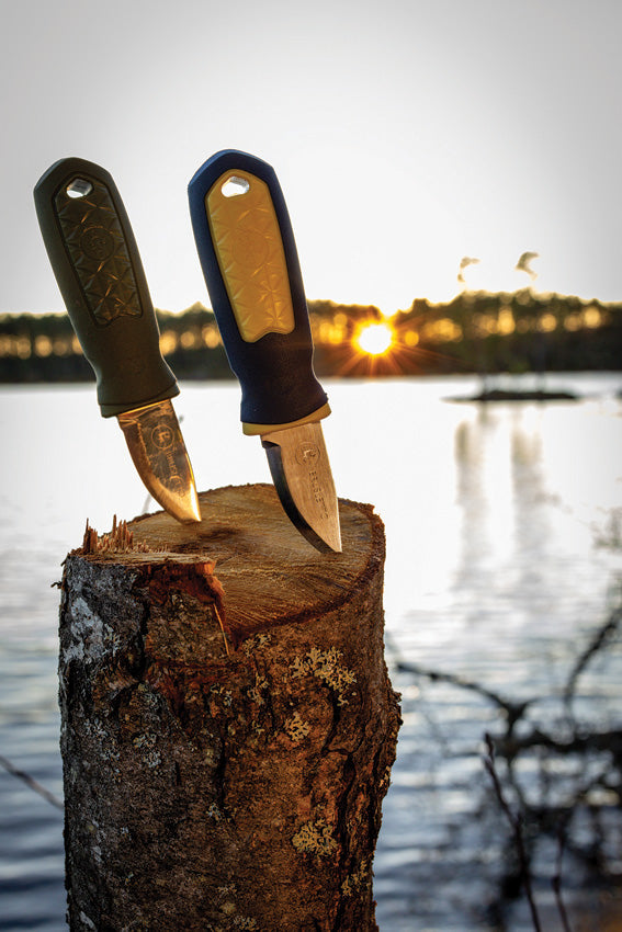 Brusletto Kongla Fixed Blade Black/Yel